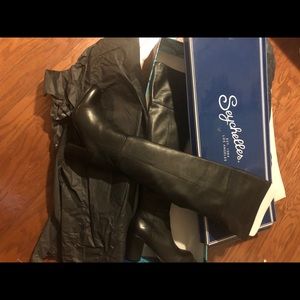 Seychelles Black Over the Knee Boot